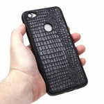 Панель из экокожи Рептилия для Xiaomi Redmi Note 5А Prime (32 и 64GB), 010027 Красный