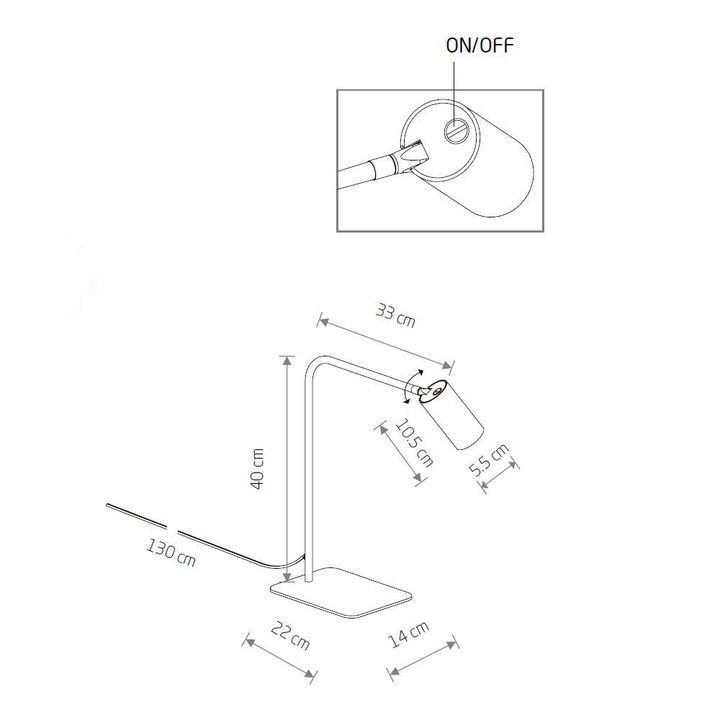 Настольная лампа Nowodvorski Mono 7713
