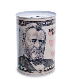 GAEM Art BX- 47/2 Металлическая копилка мал. «50 Долларов»