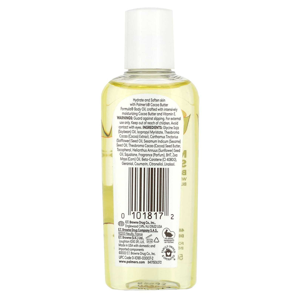 Palmer's, Cocoa Butter Formula® с витамином E, масло для тела, 50 мл (1,7 жидк. унции)