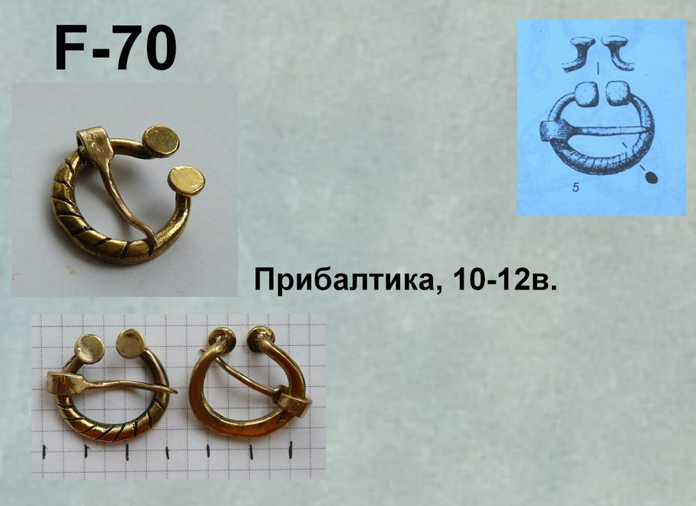 Фибула. Балты 9-10 в.