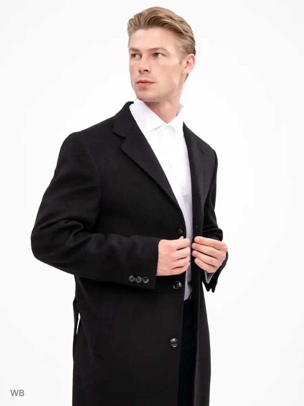 Пальто мужское длинное оверсайз