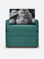 Кресло-кровать "Миник" с подлокотниками, купон Котенок в клубках