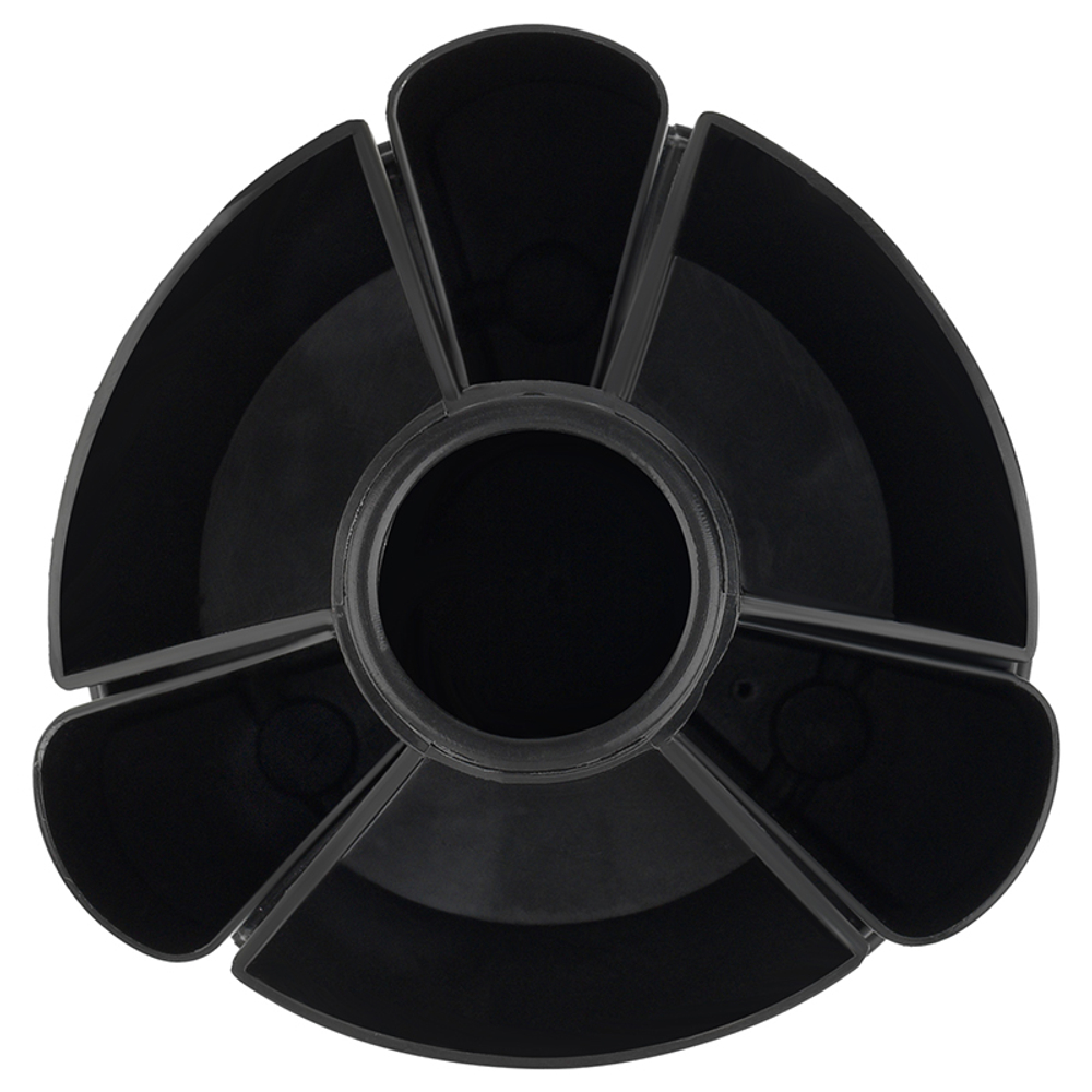 Настольный набор OfficeSpace "Минидеск", 11 предметов, вращающийся черный