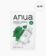 Anua Успокаивающая тканевая маска на основе экстракта хауттюйнии Heartleaf 77% Soothing Sheet Mask 25 мл