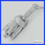 Якорь-кошка гальванизированный для лодки, тип В, 0,7 кг