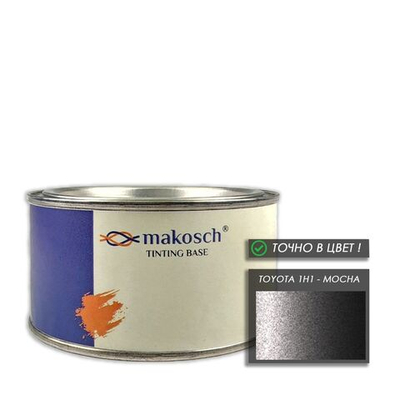 Автоэмаль makosch/TOYOTA 1H1, Базовая эмаль, серый, перламутр, 200мл.