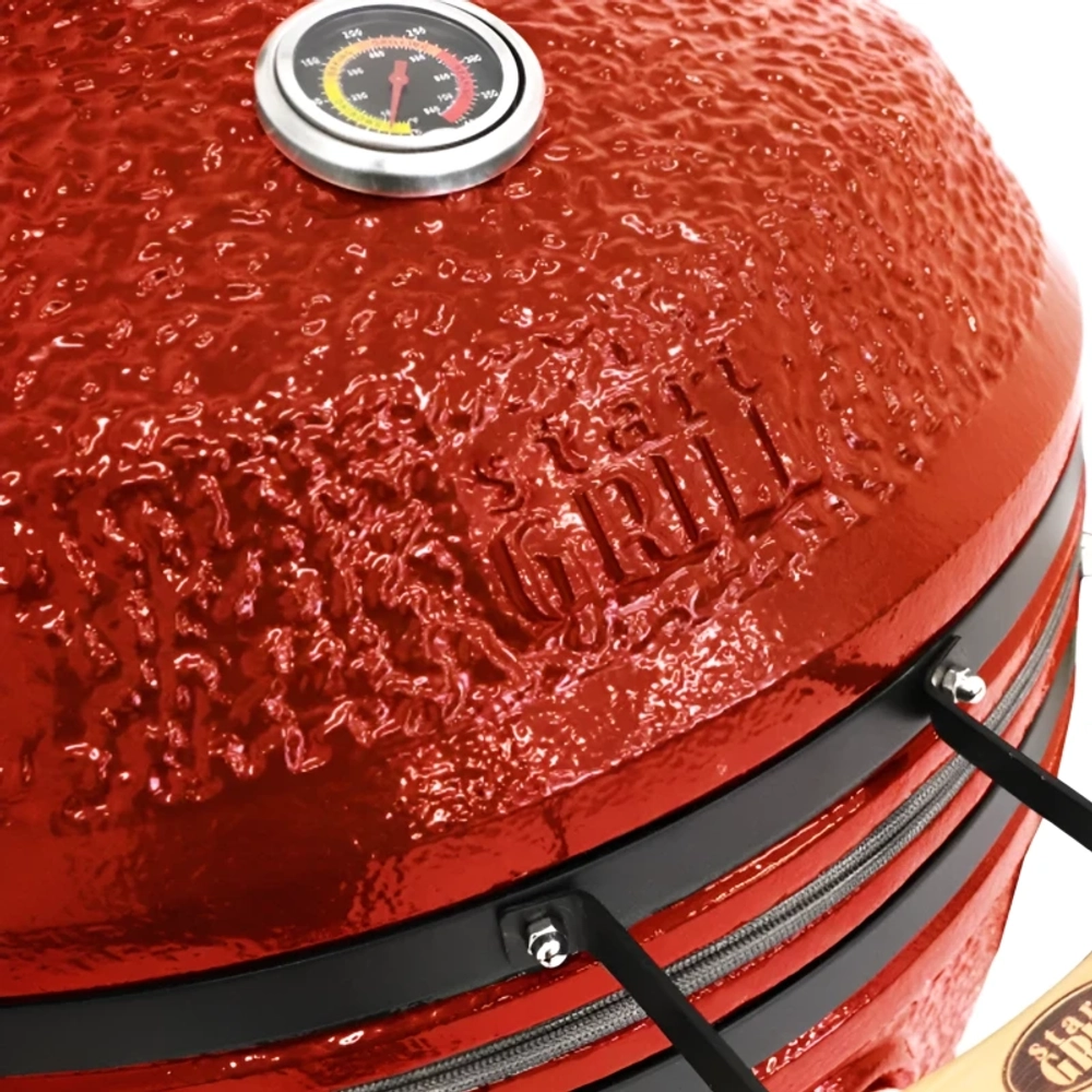 Start Grill SG 24 PRO CFG CHEF керамический гриль 61 см/24 дюйма (красный) SG24PROCFGCHEFR