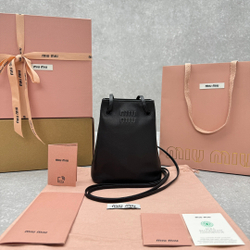 Miu Miu Leather Mini Bag 17 cm