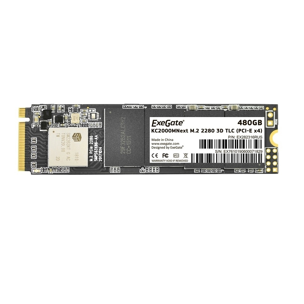 SSD диск ExeGate SSD M.2 480GB Next Series EX282316RUS