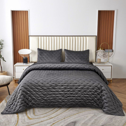 Покрывало 240x260 Sofi De MarkO Лея антрацитовое