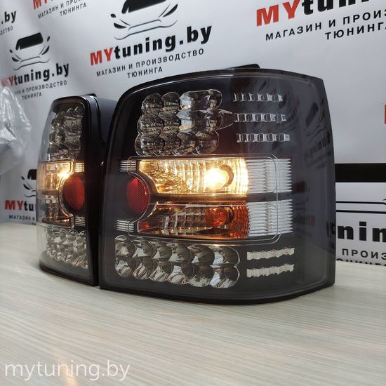 Задние фонари VW Passat B5 black led