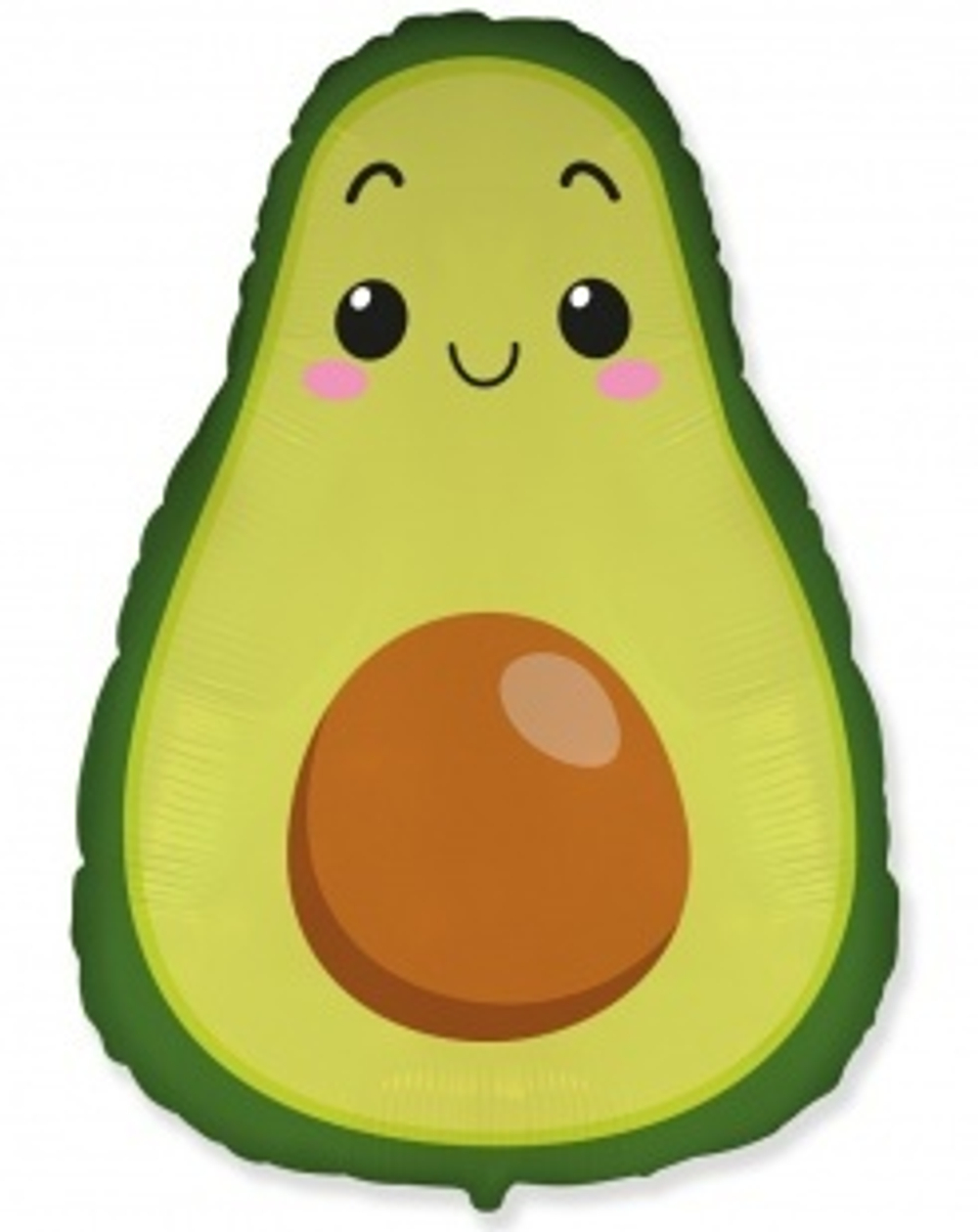 Шар (29""/74 см) Фигура, Авокадо, 1 шт. 4п Г173