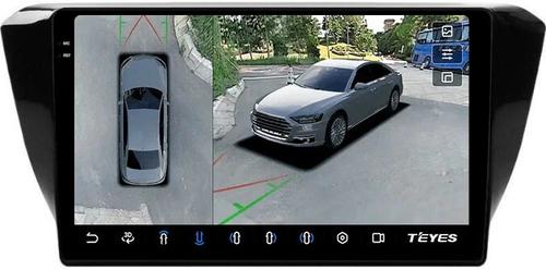 Магнитола для Skoda Superb B8 2015+ (без штатного усилителя) - Teyes CC3-2K-360 на Android 10, Быстрая, 2K QLED, CarPlay, 4G SIM-слот, 4 камеры в комплекте