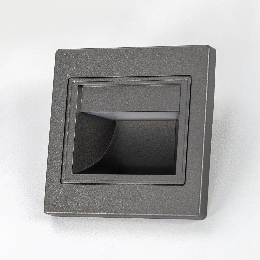 Citilux Скалли CLD005K1 LED Встраиваемый светильник лестничный Графит