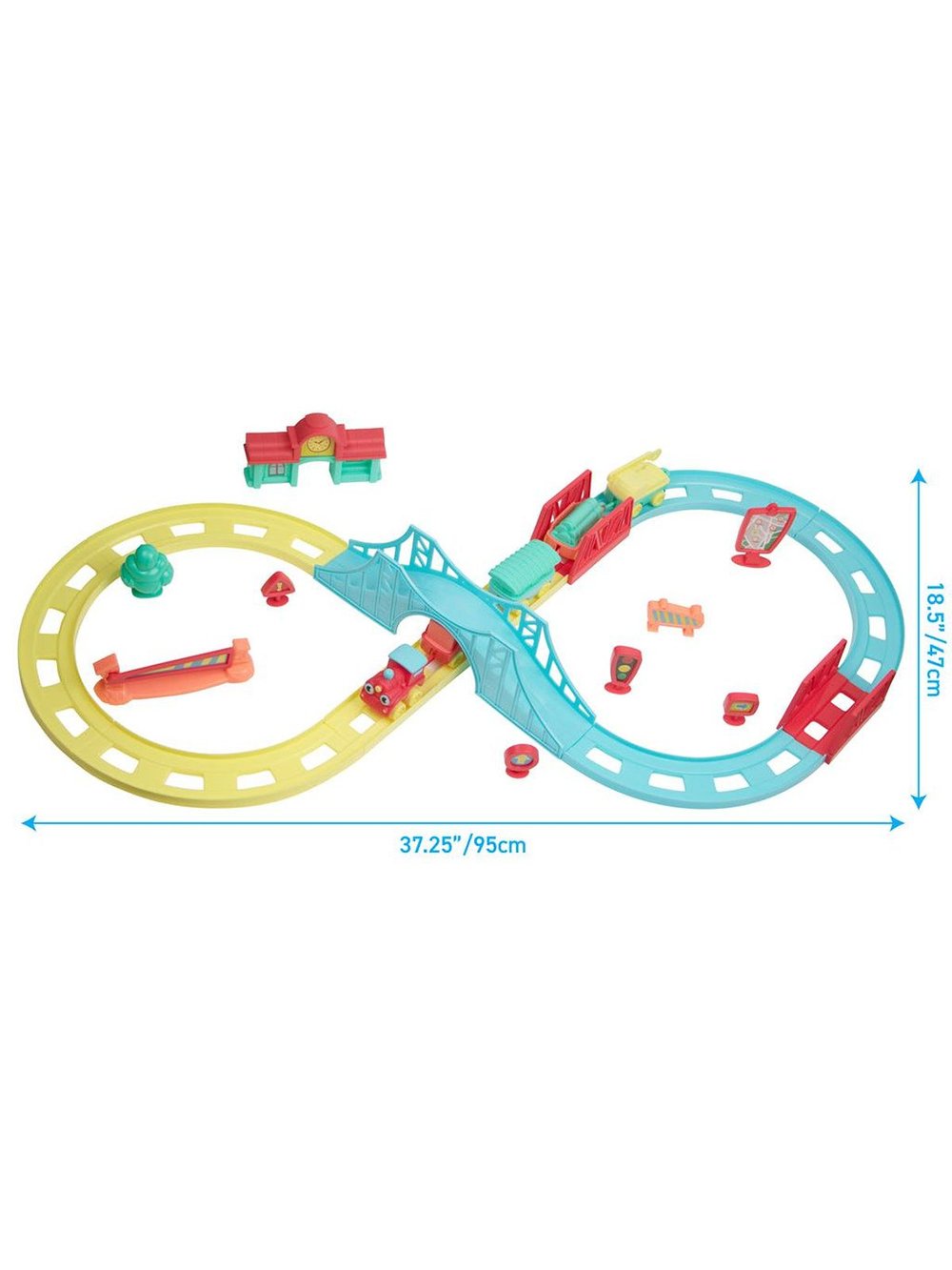 Игровой набор Железная дорога с паровозиком для малышей (81503)