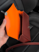 Поясной конверт с кожаной подкладкой