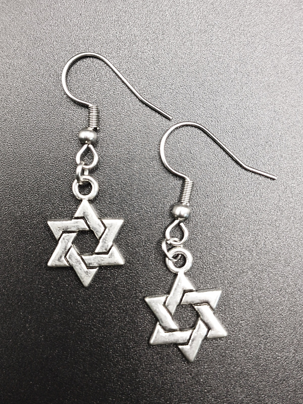 Серьги Звезда Давида малые
