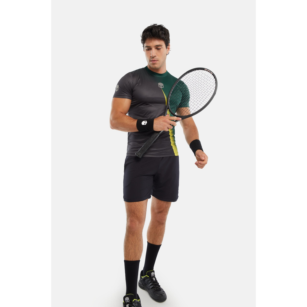 ОДЕЖДА ДЛЯ ТЕННИСА Мужская, Футболка HYDROGEN SHADE TECH .