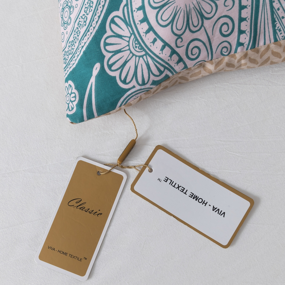 Комплект постельного белья Делюкс Сатин 100% хлопок на резинке LR503