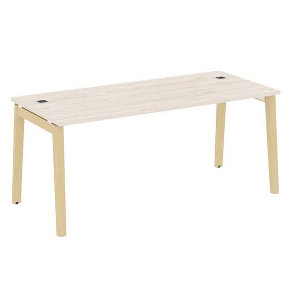 Onix Wood Direct Стол руководителя OW.SRR-5.8 Денвер Светлый/Дуб Светлый/Металл Белый 1780*800*750