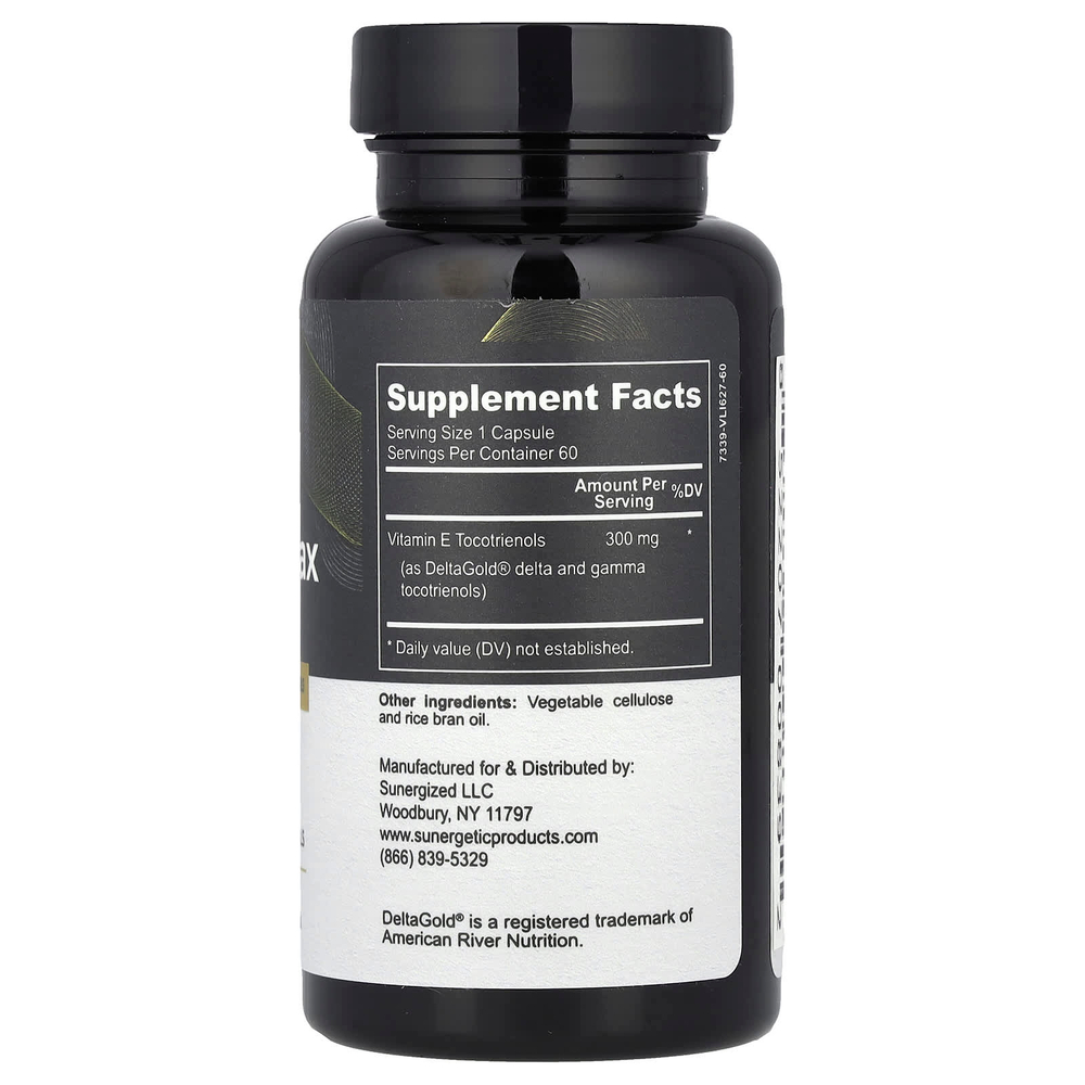 Sunergetic, Annatto Max DeltaGold®, 300 мг, 60 жидких капсул