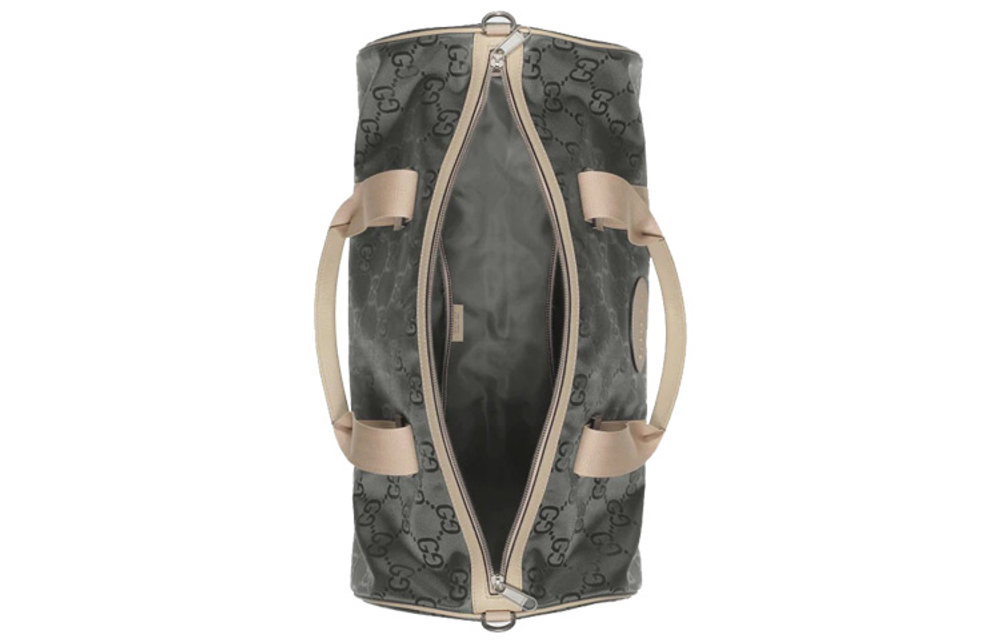 GUCCI Off The Grid Nylon With Leather Cylinder Bag, Handbag, Shoulder Bag, Crossbody Bag, Travel Bag Unisex