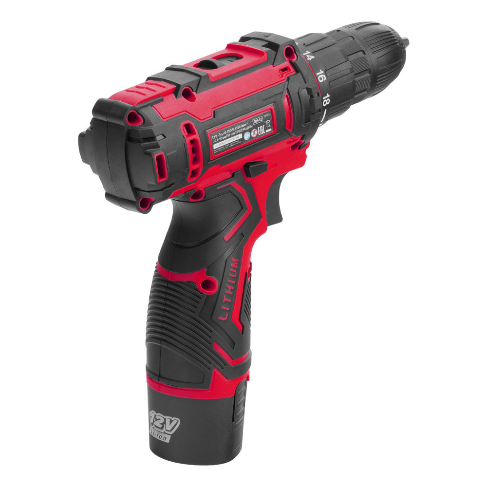 Дрель-шуруповерт аккумуляторная CDS-12, Li-Ion, 12 В// MTX