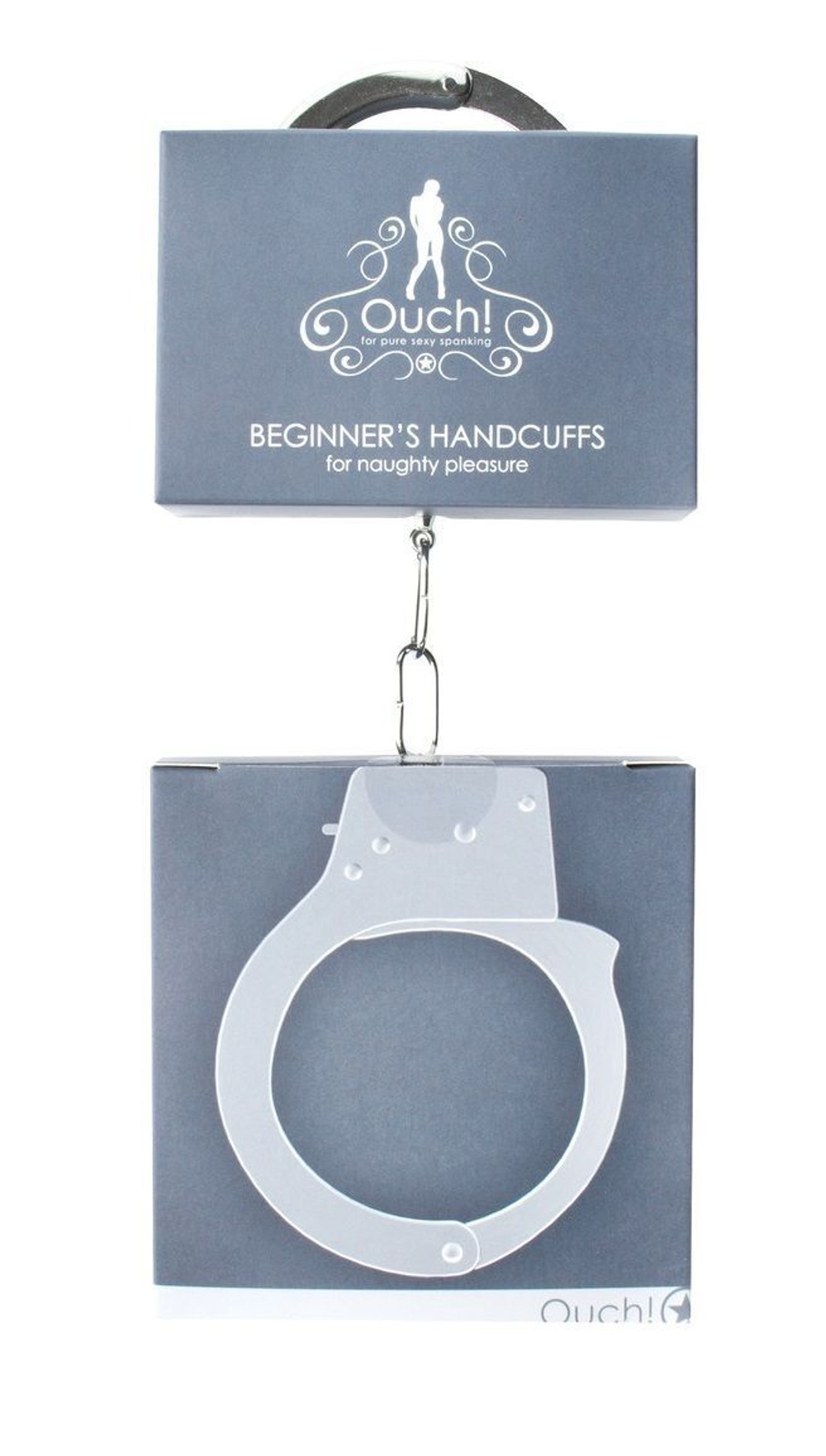Металлические наручники OUCH! Metal (Цвет: серебро)