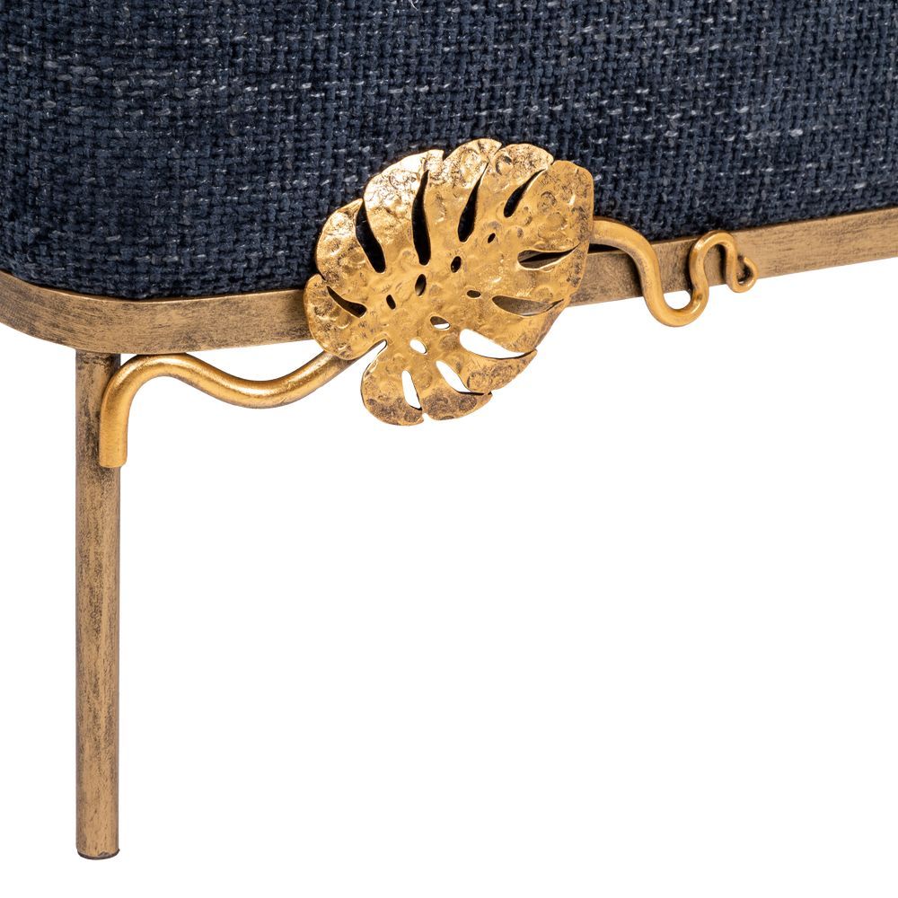 Кресло Monstera Deliciosa (Монстера) Темно-синий Амбер