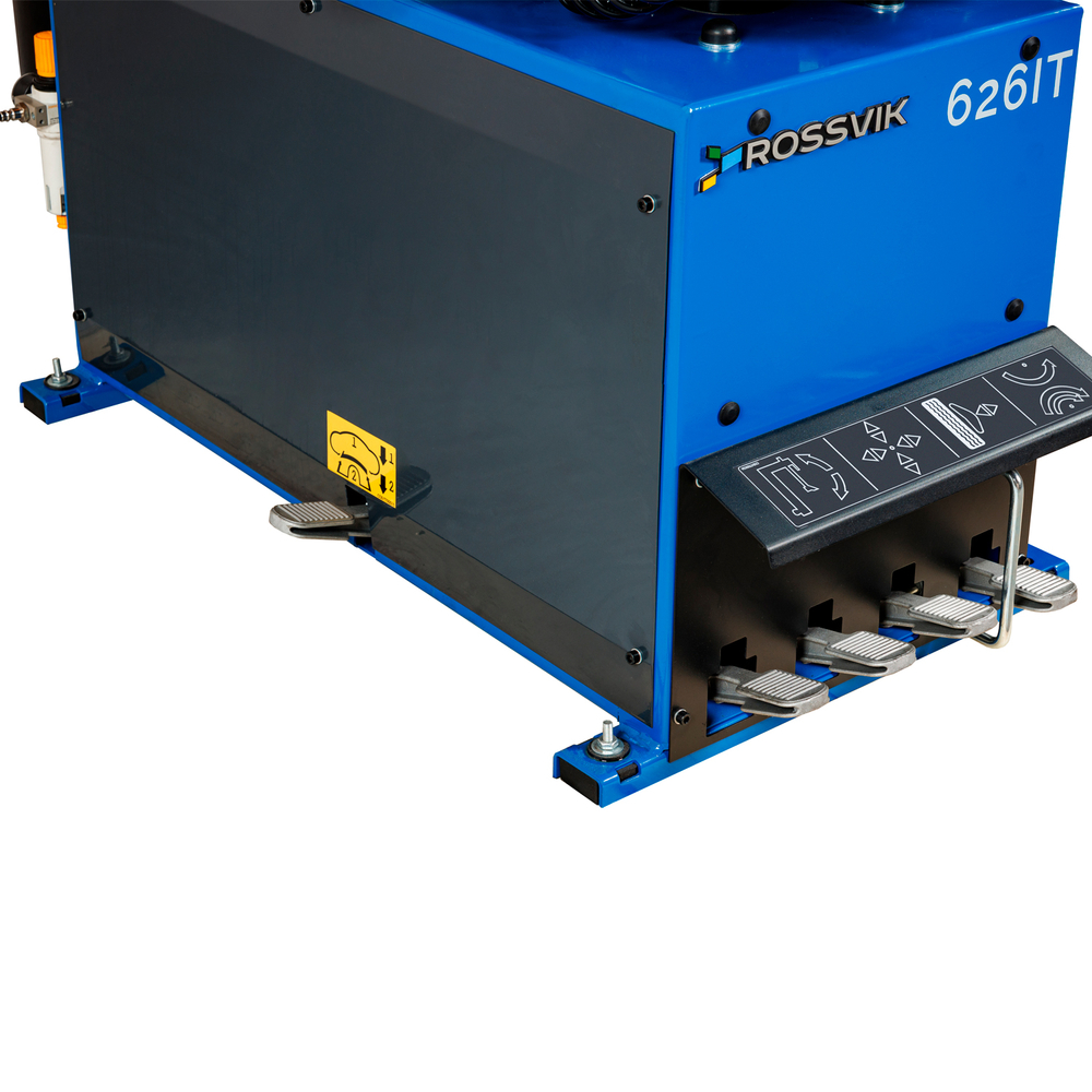 Станок шиномонтажный ROSSVIK V-626IT, 2sp, авт., до 26", 380 В, взрыв. накачка, синий