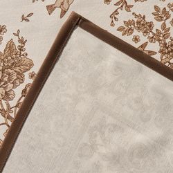 ДОРОЖКА " ROYAL GARDEN" 40Х146СМ ,БЕЛЫЙ ,100% ХЛОПОК ,ТВИЛ С ПРОПИТКОЙ