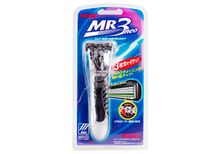 Мужской бритвенный станок с тройным лезвием Feather F-System, шт