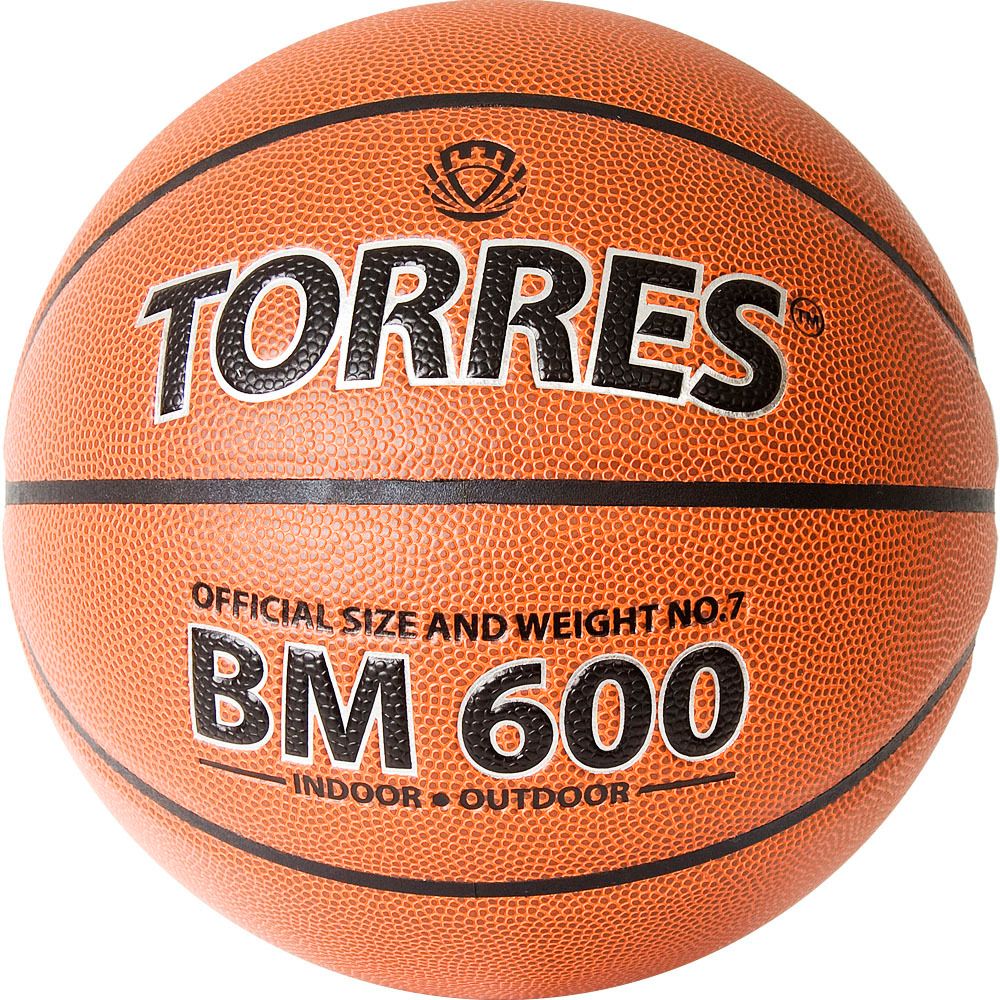 Мяч баскетбольный TORRES BM600 B32027, размер 7