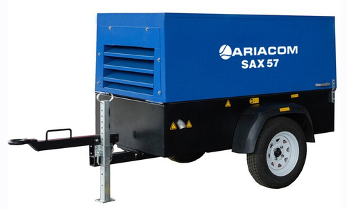 Винтовой компрессор ARIACOM SAX 57 на шасси