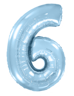 Шар Цифра Голубая