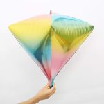 Шар (24"/61 см) Алмаз, Нежная радуга (градиент) 1 шт.