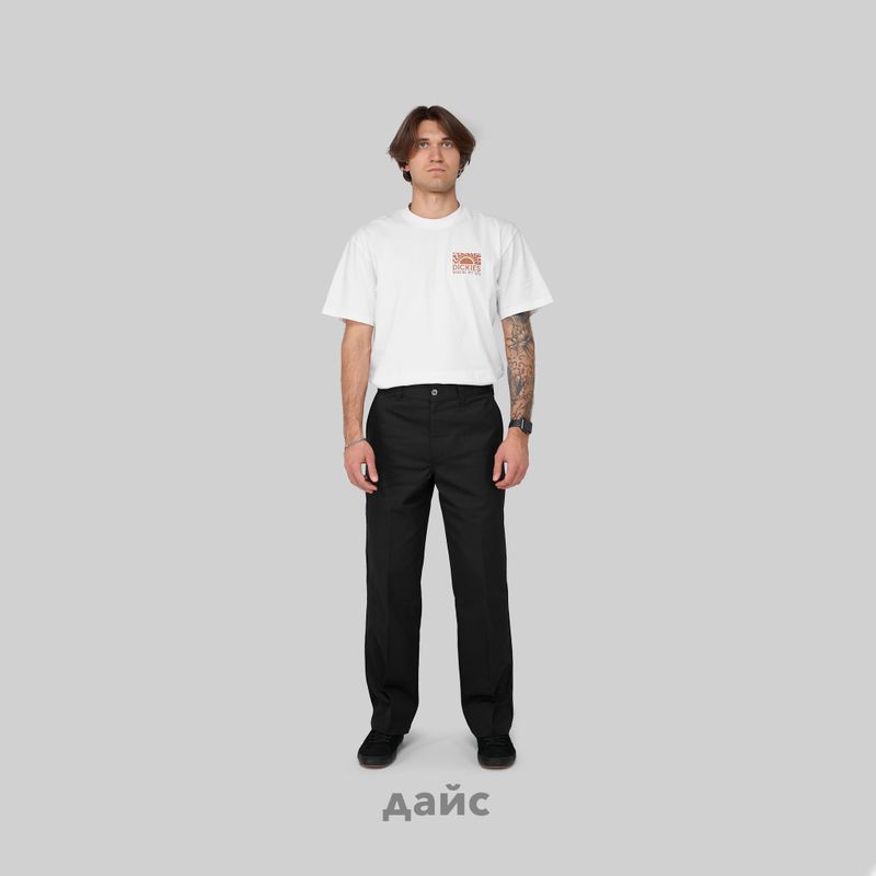 Брюки мужские Dickies Skateboarding Twill Pants артикул:WPSK67BK - купить в магазине Дайс