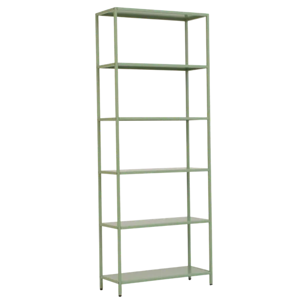 Стеллаж металлический 155х60х25, зеленый