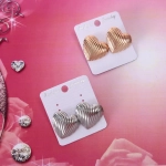 Серьги женские «Fashion Collection - Nina», цвет серебро и золото, d-5см