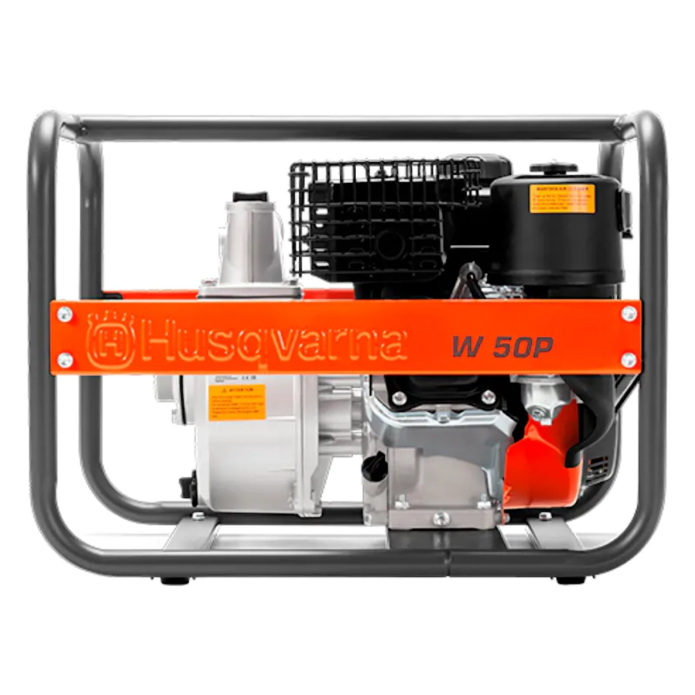 Husqvarna W50P поршневая мотопомпа бензиновая 6.5 л.с, 533 л/мин, диаметр 50 мм, 9676390-02