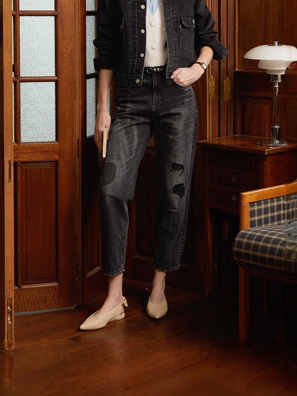 Женские свободные джинсы Levi's A5889-0008, Сделано в Японии