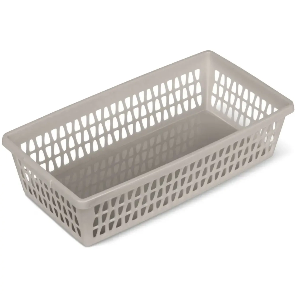 Корзина для хранения универсальная «Велетта», цвет коричнево-серый, 21*11*5см С711КСЕР