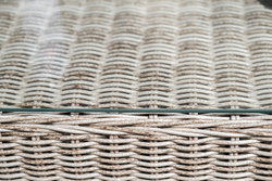 "Капучино" журнальный столик из искусственного ротанга, цвет бежевый