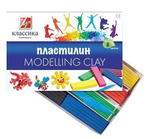 Пластилин 8цв. стек "Классика" (Луч)