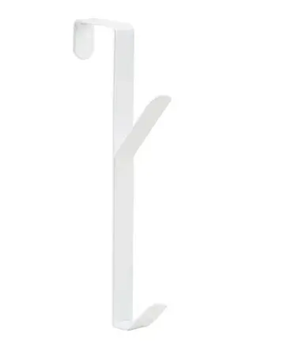 "Loft white" Крючок на дверь, двойной 1,5х18х9см