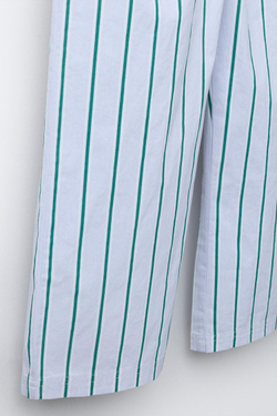 ZARA БРЮКИ В ПОЛОСКУ, СИНИЙ