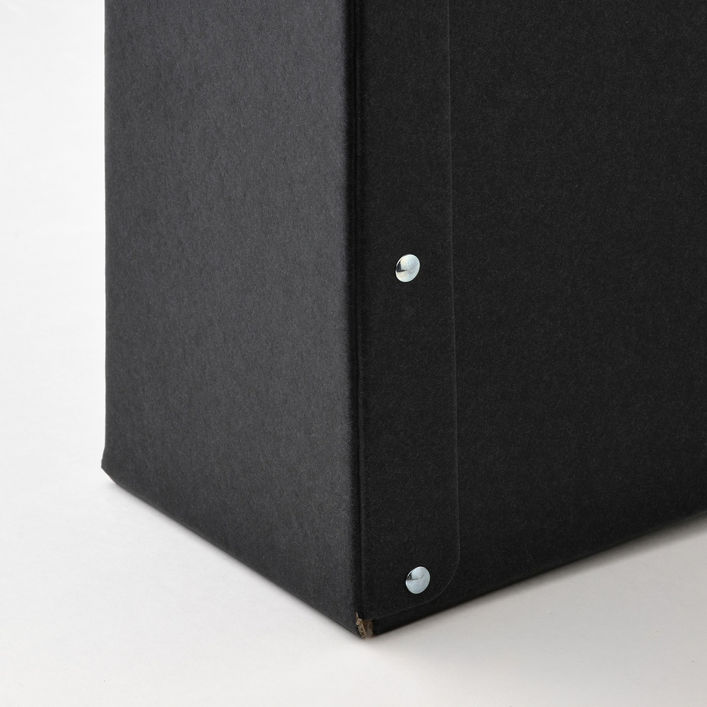 Набор папок IKEA NIMM (НИММ), Черный, 25х30х10 см, 2 шт