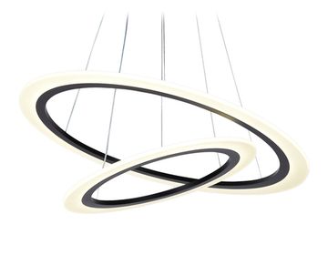 Светильник подвесной светодиодный с пультом 78W 3000K/4200K/6400K FA4357/2 BK чёрный Acrylica Original Ambrella