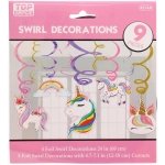 Подвесное украшение «Милый единорожка» 9 шт